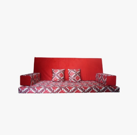 ARABIC SOFA RED VELVET